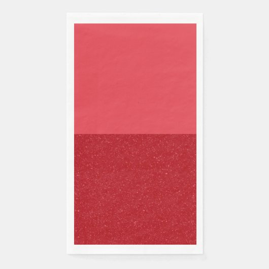 Customizable Half Tomato Red Guest Paper Napkin Servet (Voorkant)