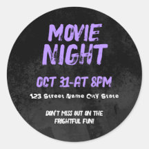 Customizable Halloween Movie Night