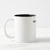 Customizable Happy New Year Mug Tweekleurige Koffiemok (Links)