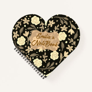 Customizable Heart Spiral NoteBook For Work& Study Notitieboek