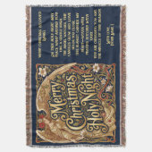 Customizable Holy Night Angel Blessing  Deken (Voorkant Verticaal)