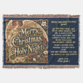 Customizable Holy Night Angel Blessing  Deken (Voorkant)