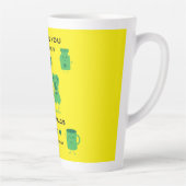 Customizable Hospital Recovery Latte Mok (Rechts)