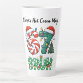 Customizable Hot Cocoa Mug – Sweet Holiday Meme  Latte Mok (Voorkant)