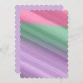 Customizable invitation cards kaart (Voorkant / Achterkant)