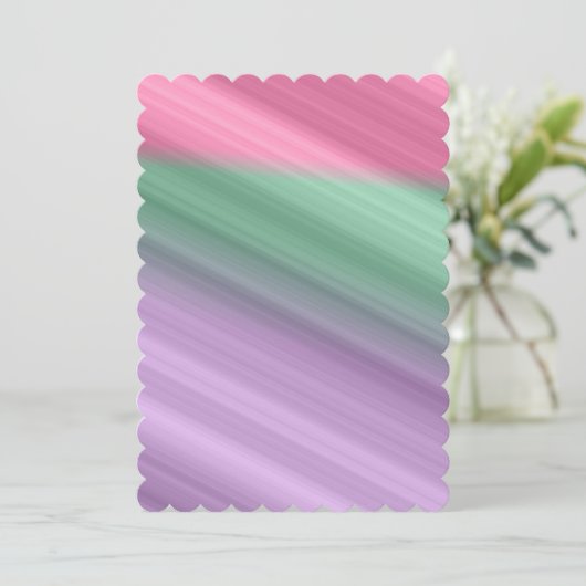 Customizable invitation cards kaart (Staand voorkant)