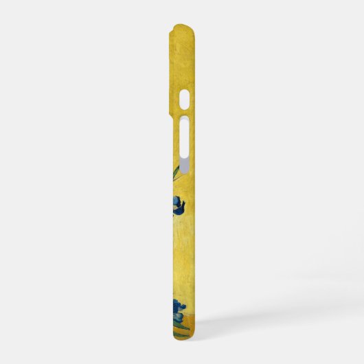 Customizable Irises by Vincent van Gogh  iPhone 16 Hoesje (Linkerkant)