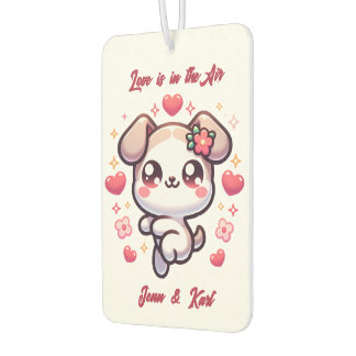 Customizable Kawaii Puppy Love Air Freshener Luchtverfrisser