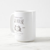 Customizable Lake House House Warming Gift 15oz Koffiemok (Voorkant links)