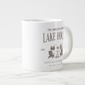Customizable Lake House House Warming Gift Grote Koffiekop (Voorkant rechts)