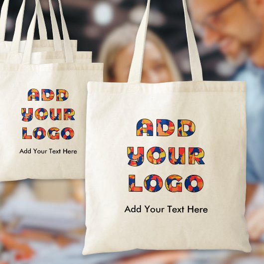 Customizable Logo and Text Business Promotional Tote Bag