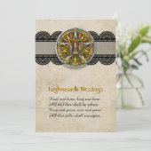 Customizable Lughnasadh Lammas Greeting Card Bedankkaart (Staand voorkant)