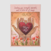 Customizable Magical Heart Healing Journey Tissue Tissuepapier (Voorkant)