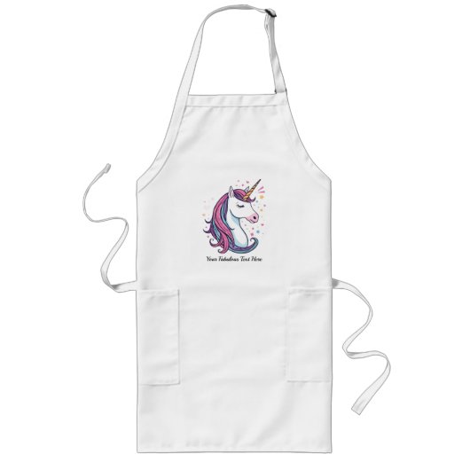 Customizable Magical Kitchen Gift for Kids & Adult Lang Schort (Voorkant)