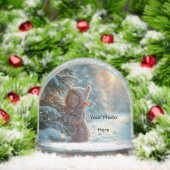 Customizable Merry Christmas Sneeuwbol (Kerstmis)