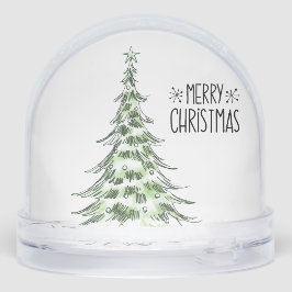 Customizable Merry Christmas Sneeuwbol