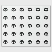 Customizable Mini Skull Cadeaupapier (Vlak)