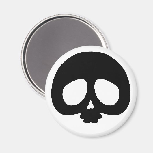 Customizable Mini Skull Magneet (Voorkant / Achterkant)