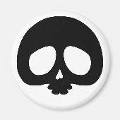 Customizable Mini Skull Magneet (Voorkant)