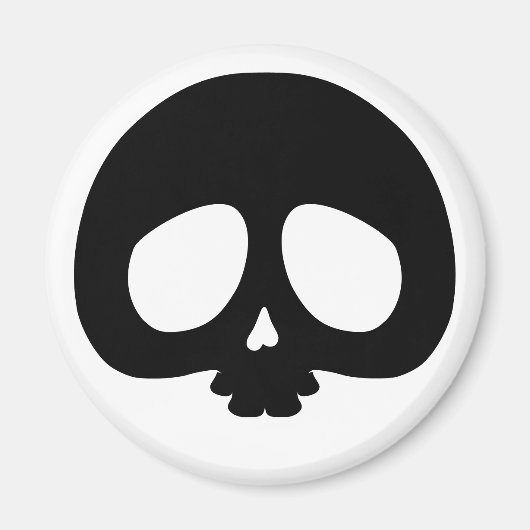 Customizable Mini Skull Magneet (Voorkant)