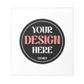 Customizable, modern, sleek & timeless notitieblok (Voorkant)