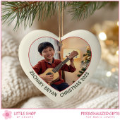 Customizable Music Teacher Student Photo Keramisch Ornament