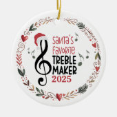 Customizable Music Teacher Student Photo Keramisch Ornament (Voorkant)