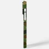 Customizable Name Camouflage Military Kaki Brown Case-Mate iPhone Case (Achterkant / Links)