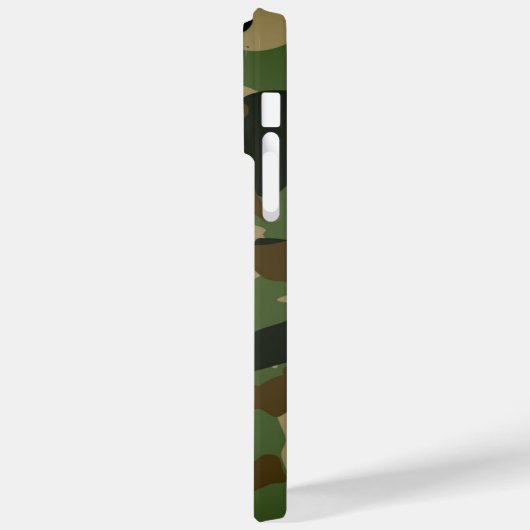Customizable Name Camouflage Military Kaki Brown Case-Mate iPhone Case (Achterkant / Links)