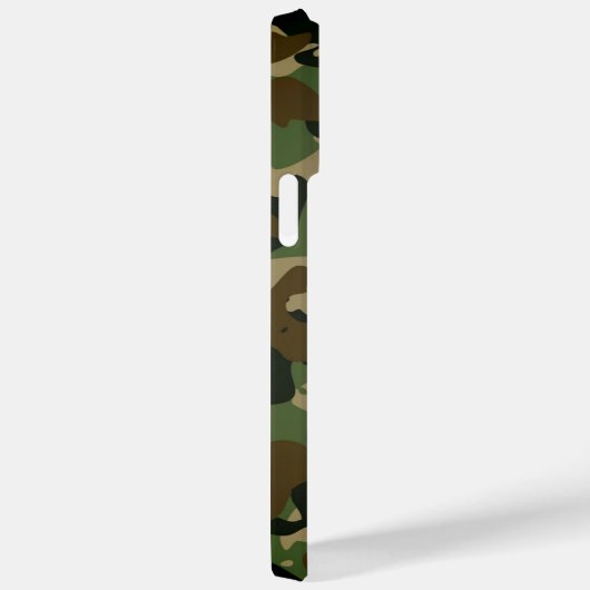 Customizable Name Camouflage Military Kaki Brown Case-Mate iPhone Case (Achterkant / Rechts)