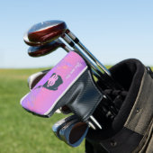 Customizable Name Golf Girl Lavender Daydream Golfheadcover (Insitu)