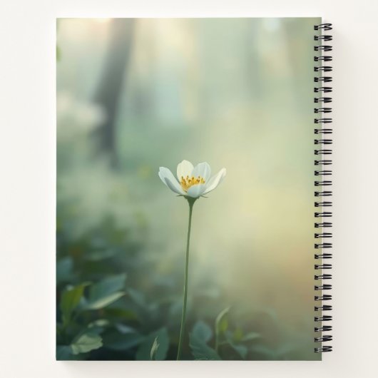 customizable Nature adventure journal Notitieboek (Achterkant)