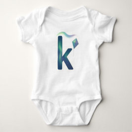 Customizable Northern Lights Letter K Kite  Romper
