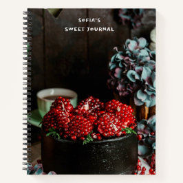 Customizable notebook for pastry recipes notitieboek