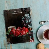 Customizable notebook for pastry recipes notitieboek