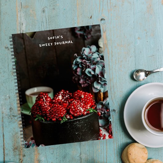 Customizable notebook for pastry recipes notitieboek