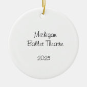 Customizable Nutcracker Dew/Snow/Columbine/Chinese Keramisch Ornament (Voorkant)