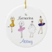 Customizable Nutcracker Dew/Snow/Columbine/Chinese Keramisch Ornament (Achterkant)