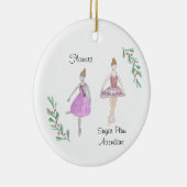 Customizable Nutcracker Flowers/Sugar Plum Keramisch Ornament (Rechts)