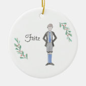 Customizable Nutcracker Fritz Keepsake Keramisch Ornament (Voorkant)