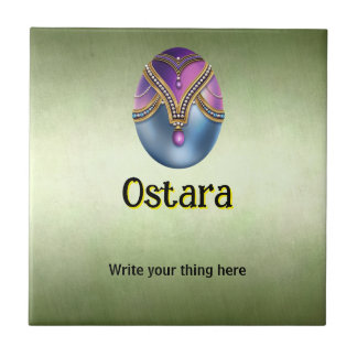 Customizable Ostara Ceramic Tile Tegeltje