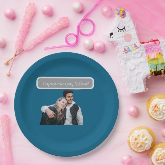 Customizable Papieren Bordje (Feest)