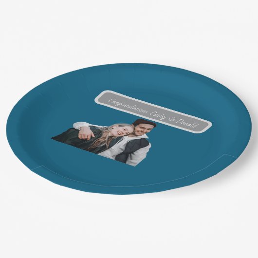 Customizable Papieren Bordje (Gekanteld)