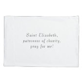 Customizable Patron Saint (St. Elizabeth) Kussensloop (Achterkant)