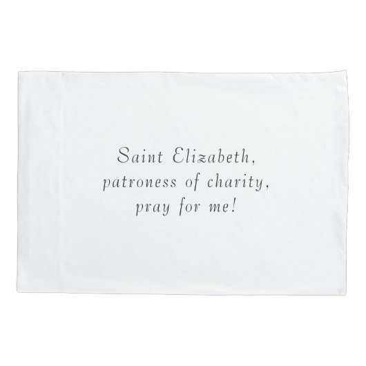 Customizable Patron Saint (St. Elizabeth) Kussensloop (Achterkant)