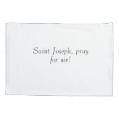 Customizable Patron Saint (St. Joseph) Kussensloop (Achterkant)