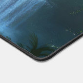 Customizable Peacock Forest Waterfall Desk Mat (Hoek)