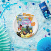 Customizable Personalisated Birthday Design Papieren Bordje (Feest)