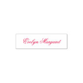 Customizable Personalized Stylish Name Zelfinktende Stempel (Design)