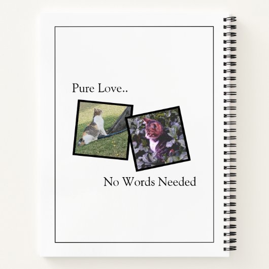 Customizable Pet Notebook Notitieboek (Achterkant)